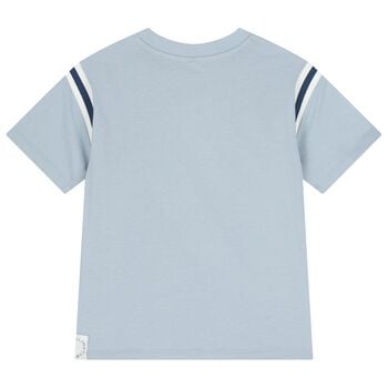 تيشيرت باللون الازرق للأولاد