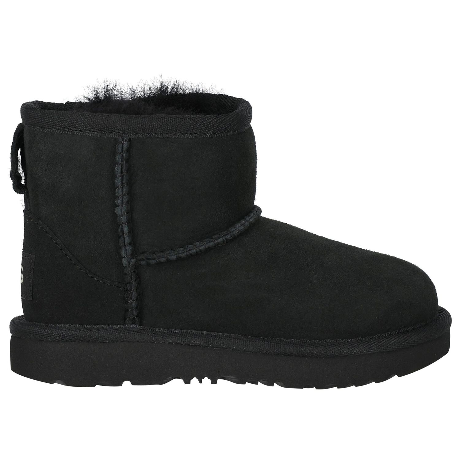 Black Classic Mini II Suede Boots, 1, hi-res image number null