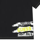 Boys Black Logo T-Shirt, 1, hi-res