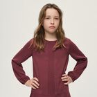 Girls Burgundy Studded Dress, 2, hi-res