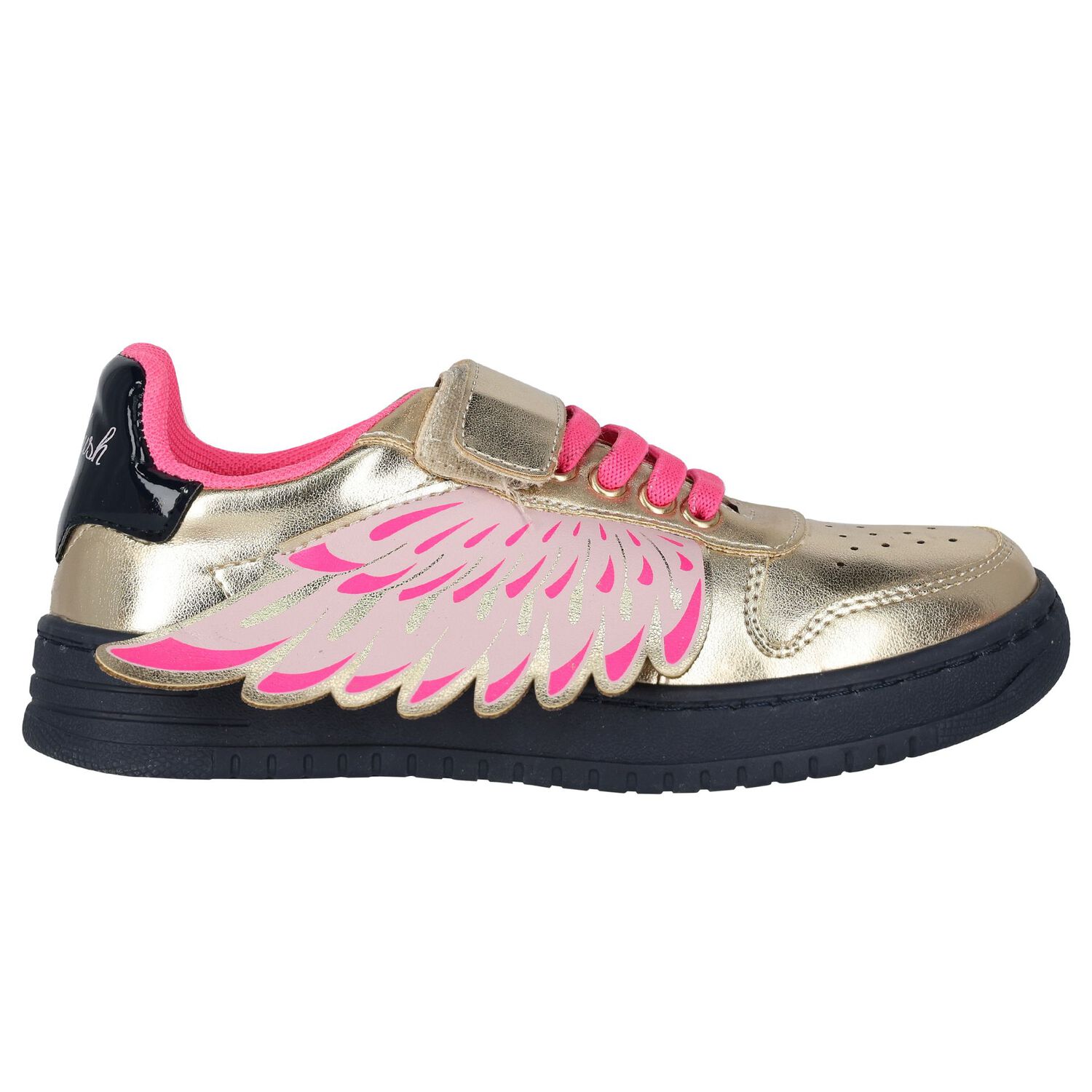 Girls Gold Wings Trainers, 1, hi-res