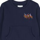 بدله رياضيه للاولاد بالشعار باللون الكحلى , 1, hi-res