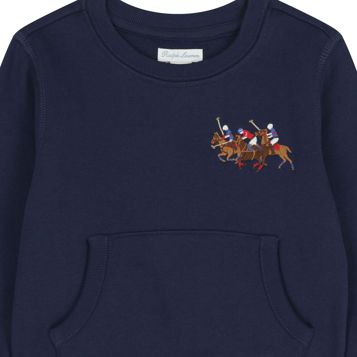 بدله رياضيه للاولاد بالشعار باللون الكحلى , 1, hi-res