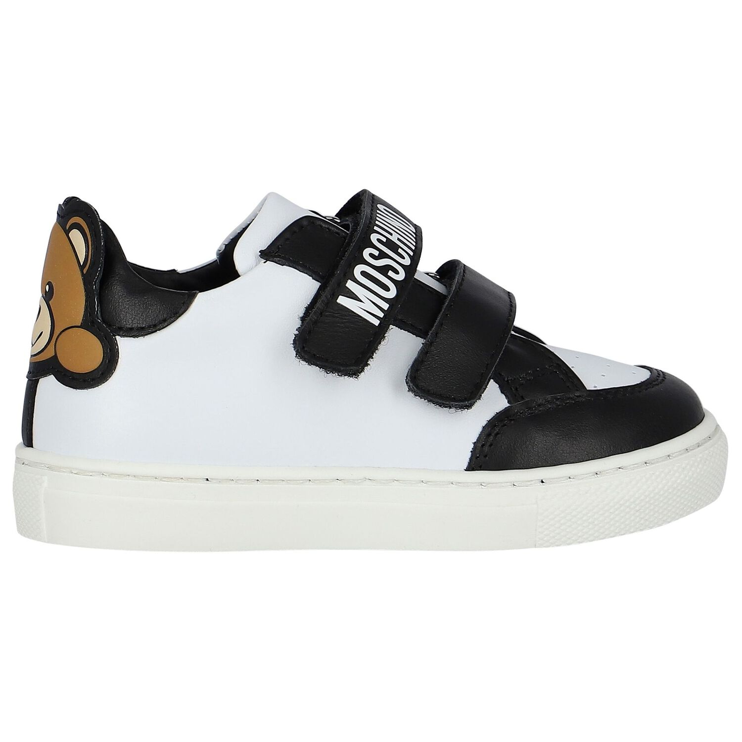 Black & White Teddy Bear Trainers, 1, hi-res image number null