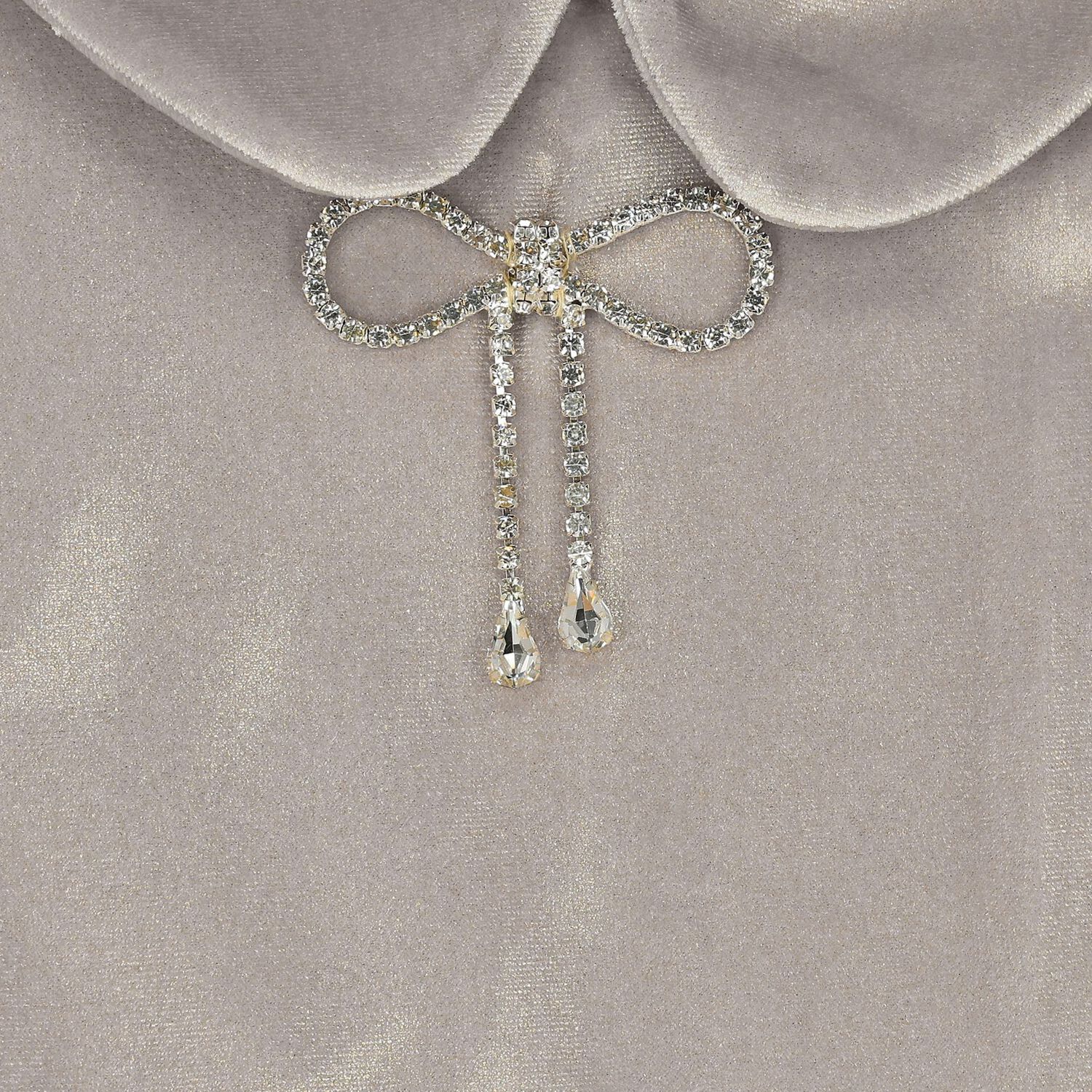 Girls Gold Bow Dress, 1, hi-res image number null