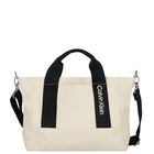 حقيبة للبنات بالشعار باللون البيج والأسود , 1, hi-res