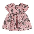 Younger Girls Pink Floral Dress, 1, hi-res