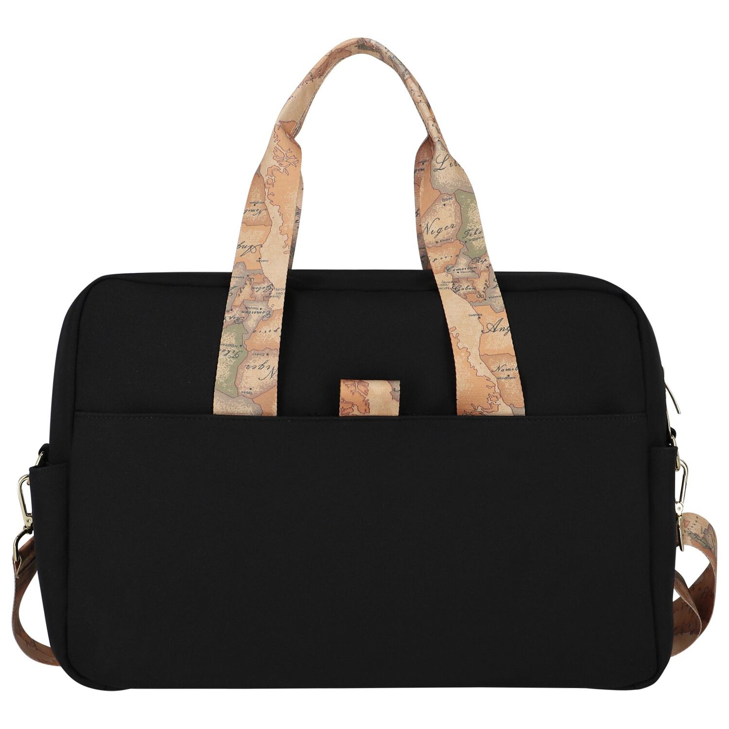 Black & Gold Logo Baby Changing Bag, 1, hi-res