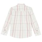 تيشيرت أولاد بالشعار باللون العاجي, 1, hi-res