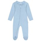 ملابس أطفال للأولاد باللونين الأبيض والأزرق (عبوة من 4 قطع), 1, hi-res