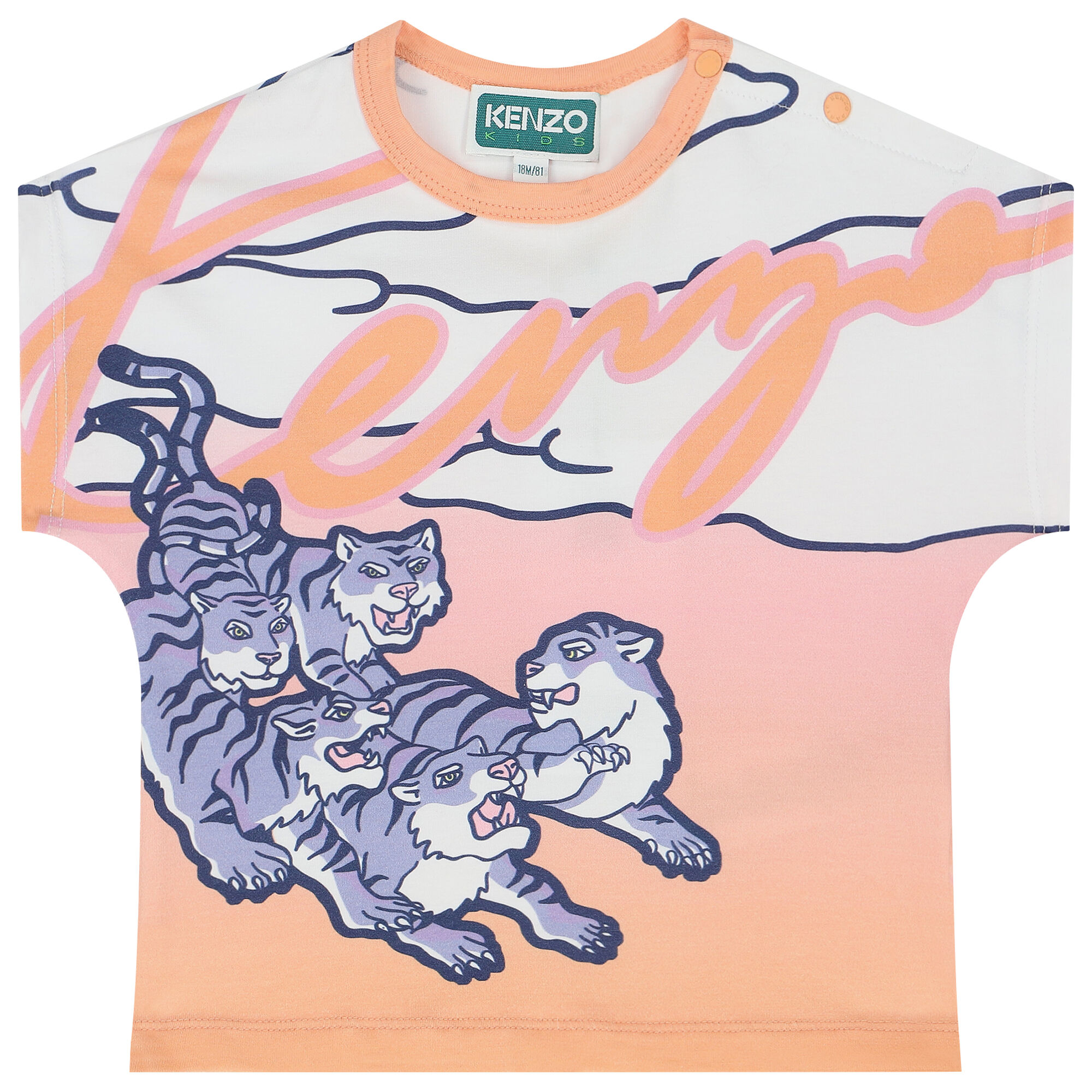 Kenzo pink tiger t shirt online