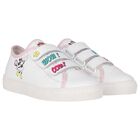 Girls White Disney Trainers, 1, hi-res