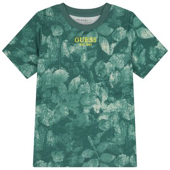 Boys Green Logo T-Shirt
