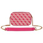 Girls Ivory & Pink Logo Bag, 1, hi-res