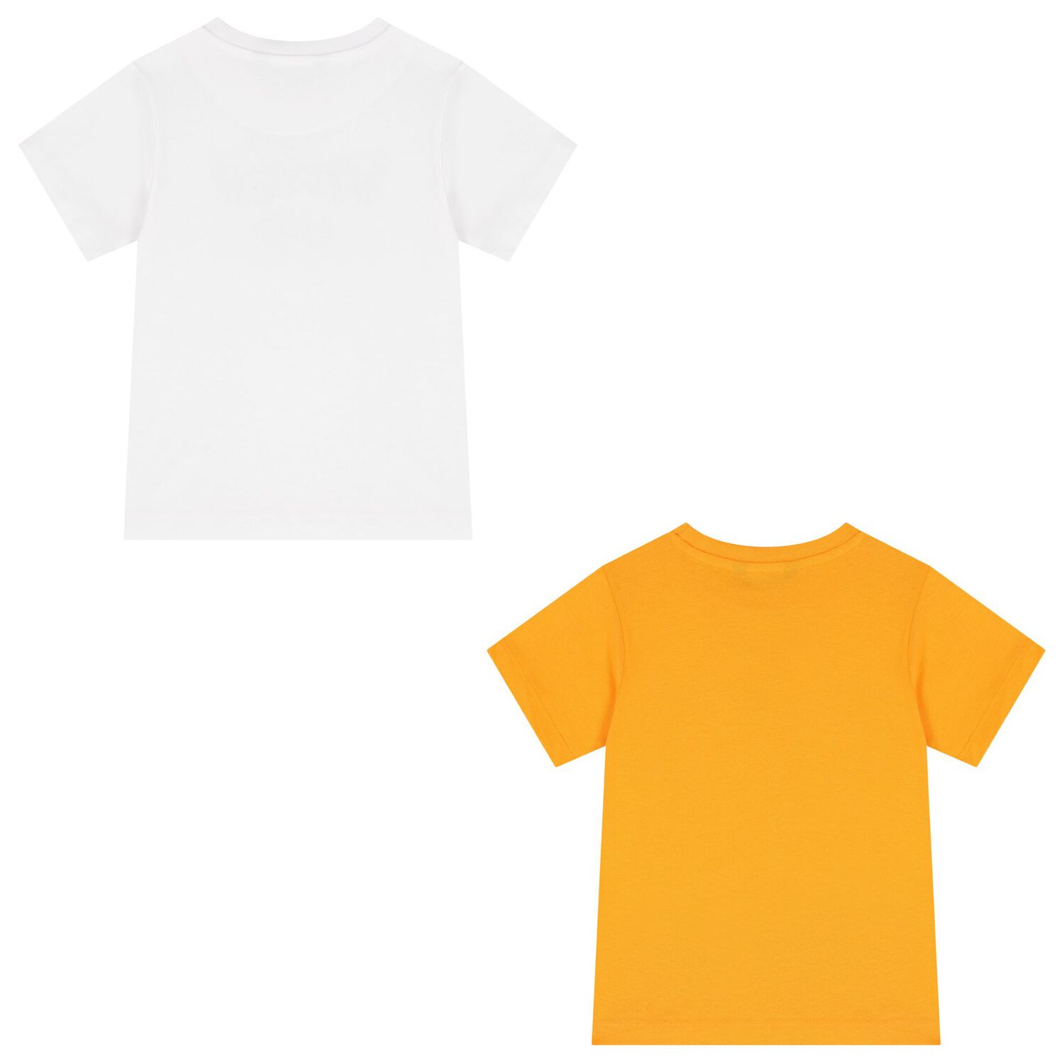 Boys White & Orange T-Shirts ( 2-Pack ), 2, hi-res image number null