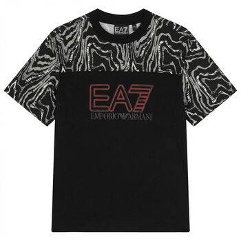 Boys Black Logo T-Shirt