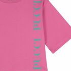 Girls Pink Logo T-Shirt, 1, hi-res
