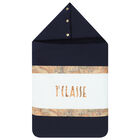 مدس بالشعار بطبعة خريطة باللون الأبيض والكحلي , 1, hi-res