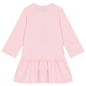 Baby Girls Pink Logo Dress