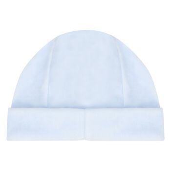 Baby Boys Blue Teddy Bear Hat