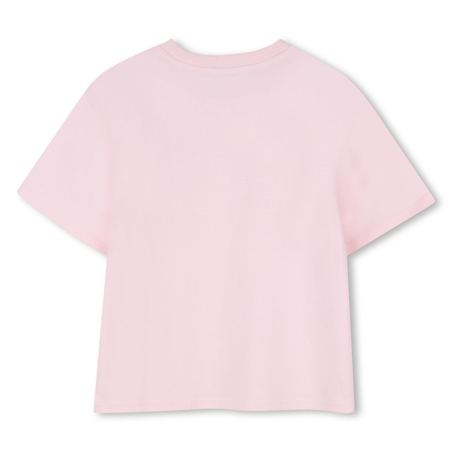 Girls Pink Logo Rhinestone T-Shirt, 2, hi-res