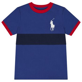 Boys Blue Logo T-Shirt