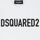 تيشيرت قطن بالشعار باللون الابيض, 1, hi-res