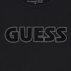 Girls Black Logo T-Shirt, 2, hi-res