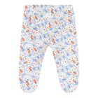 Baby Boys Blue & White (2 Piece Babygrow), 1, hi-res