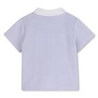 Baby Boys White & Blue Knitted Shorts Set, 2, hi-res