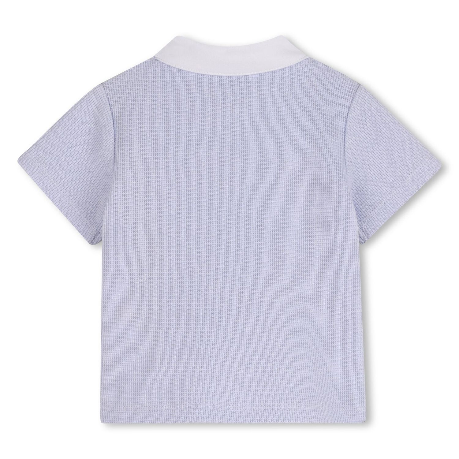 Baby Boys White & Blue Knitted Shorts Set, 2, hi-res