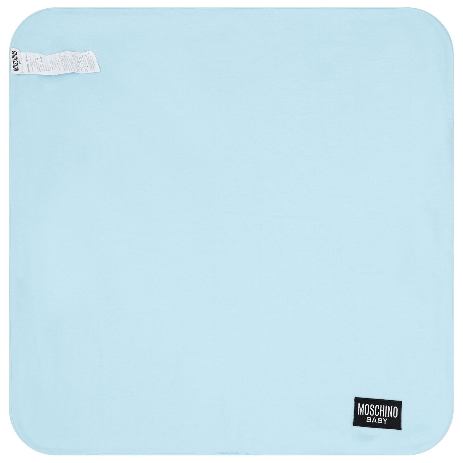 Blue Teddy Bear Logo Baby Blanket, 4, hi-res