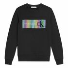 Boys Black Logo Sweatshirt, 1, hi-res
