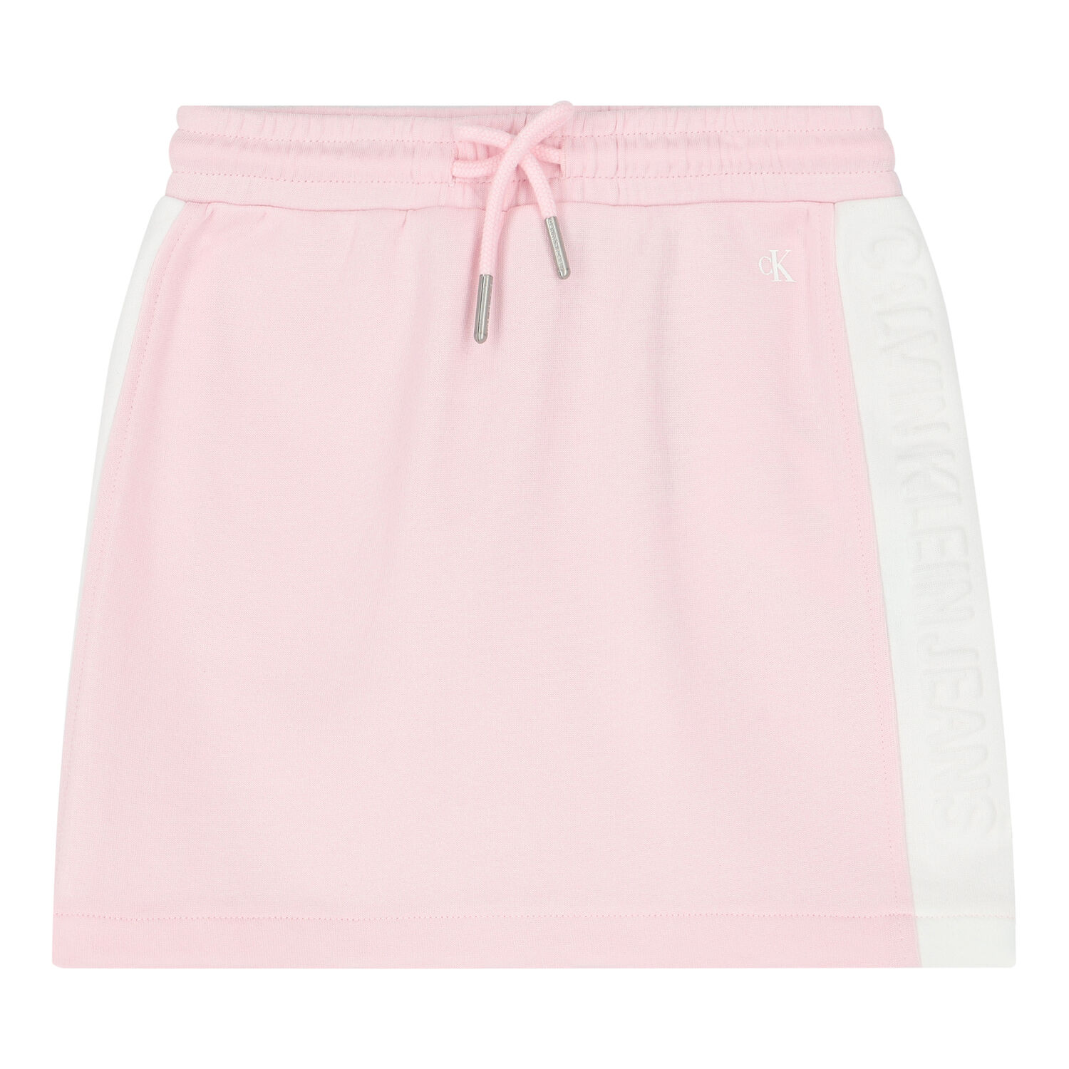 Girls Pink & White Logo Skirt, 1, hi-res image number null