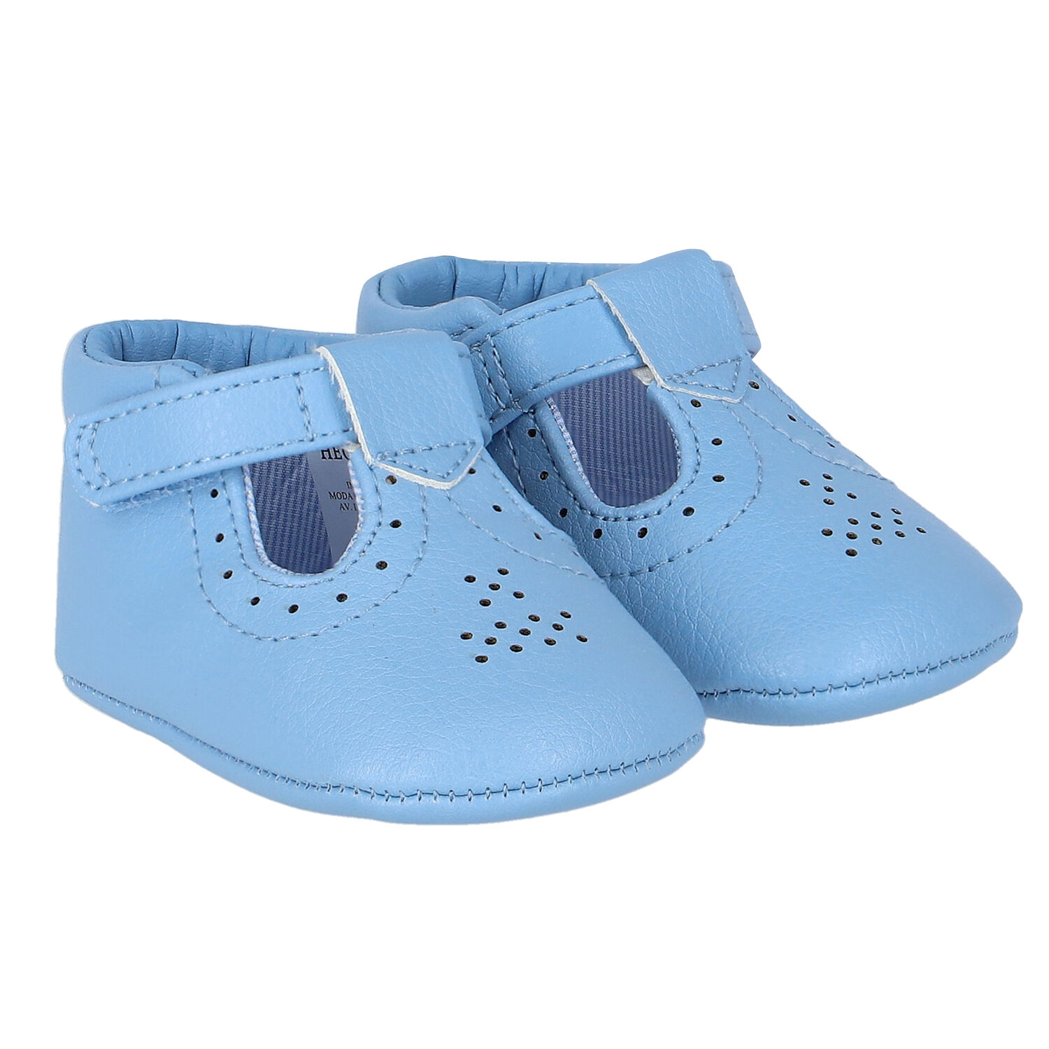 Baby Boys Blue Pre Walker Shoes, 4, hi-res image number null