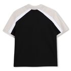 Boys Black Logo Polo Shirt, 2, hi-res