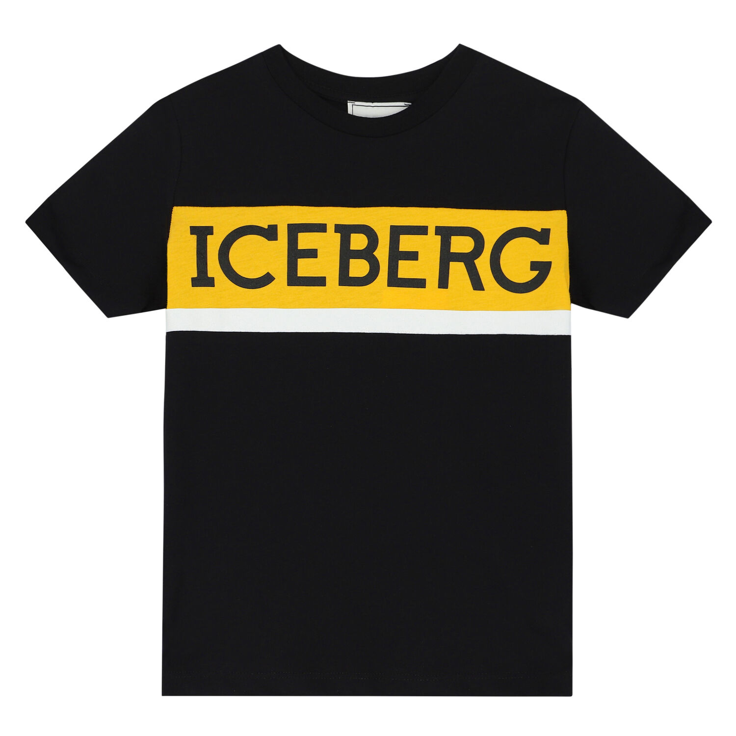 تيشيرت بالشعار باللون الأسود للأولاد, 2, hi-res image number null