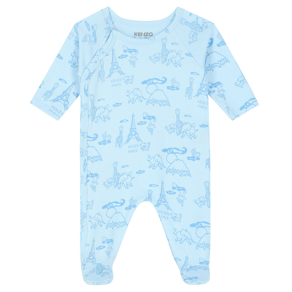 Kenzo Kids Baby Boys Set In Gray