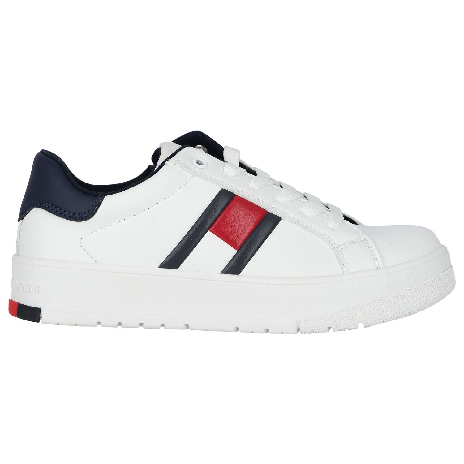 Boys White Logo Trainers, 1, hi-res image number null