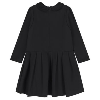 Girls Black Bow Dress
