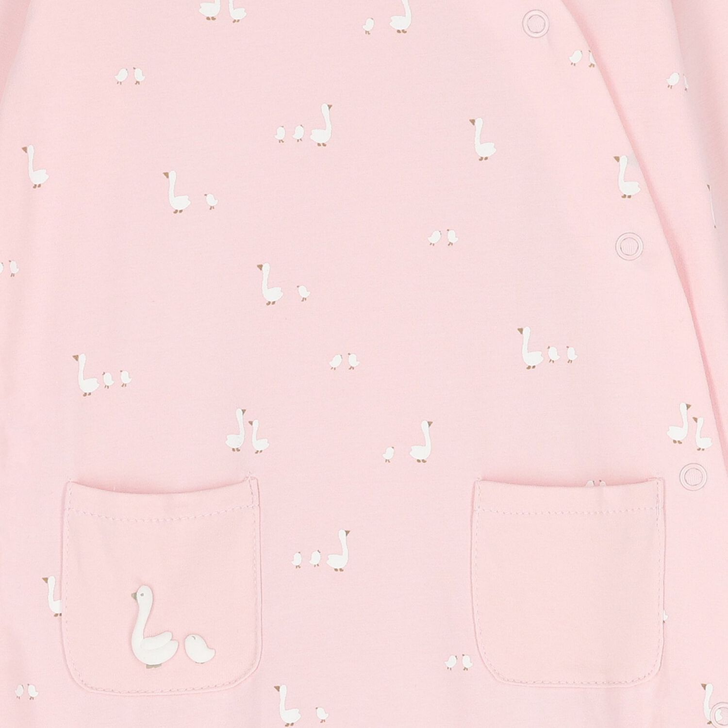 Baby Girls Pink & White Babygrow Gift Set, 4, hi-res