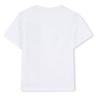 Boys White Logo T-Shirt, 2, hi-res