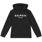 Black & White Logo Hooded Top, 1, hi-res