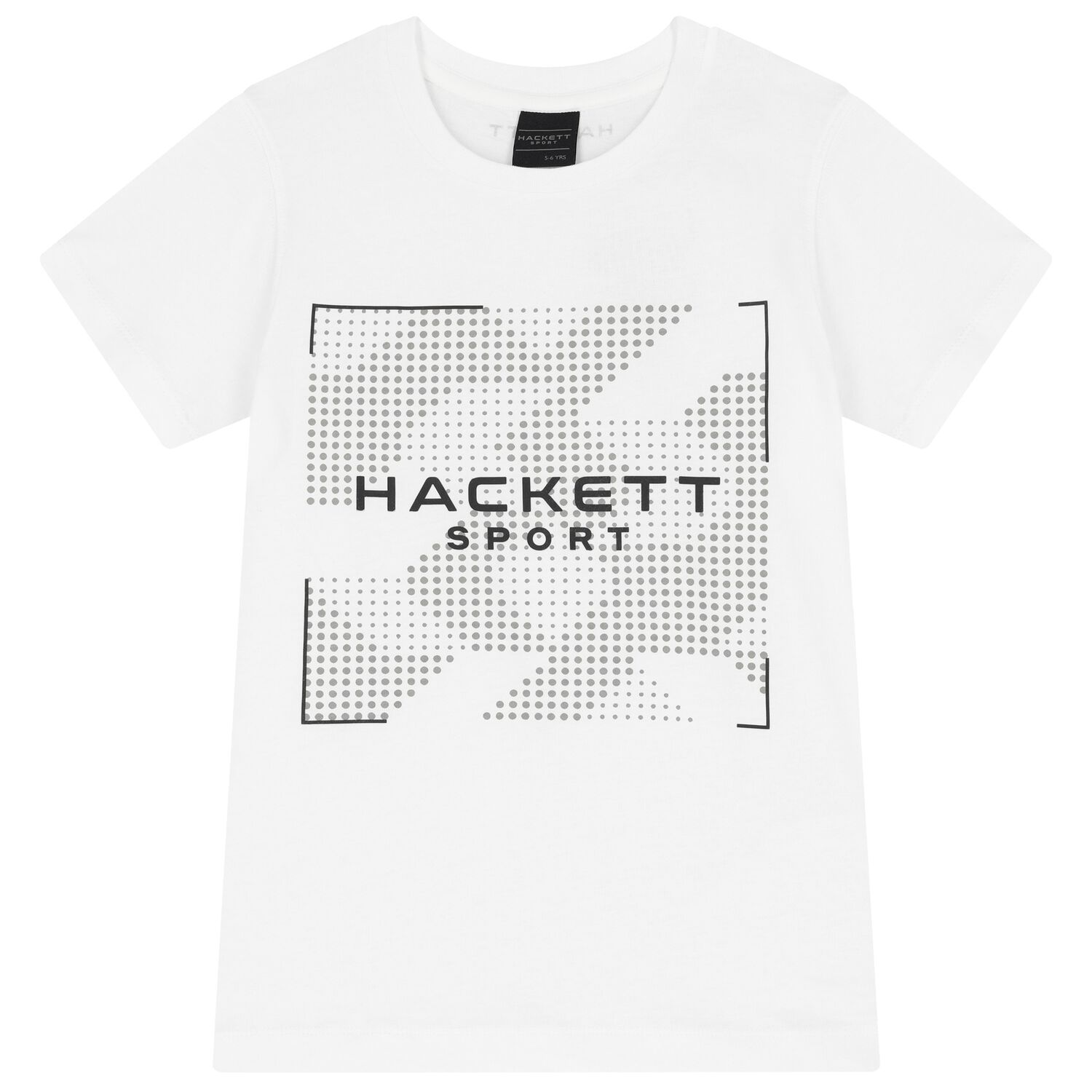 Boys White Logo T-Shirt, 1, hi-res