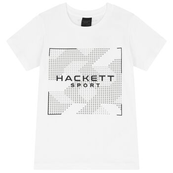 Boys White Logo T-Shirt