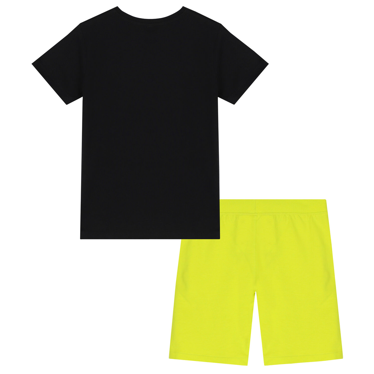 Boys Black & Yellow Shorts Set, 2, hi-res