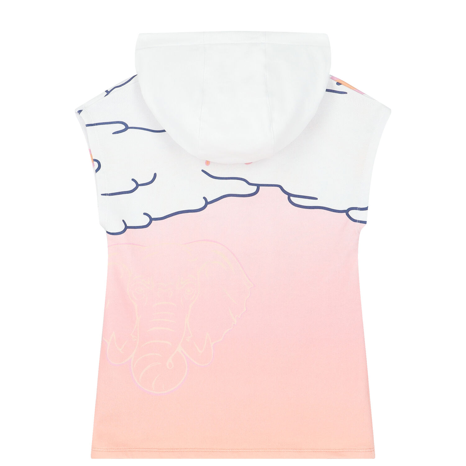 Girls Pink & White Logo Dress, 1, hi-res image number null
