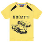 تيشيرت بالشعار باللون الاصفر للاولاد, 1, hi-res