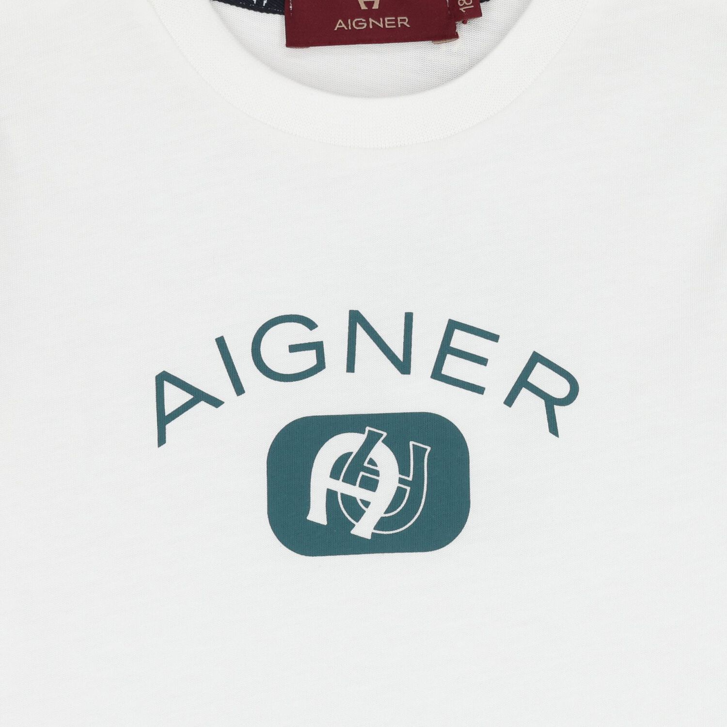 Younger Boys White Logo T-Shirt, 2, hi-res