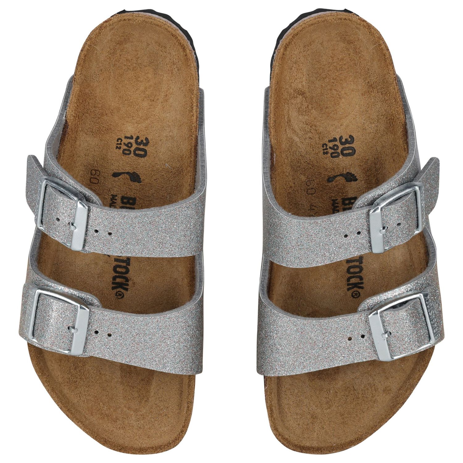 صندل بإبزيم باللون الفضي اللامع , 1, hi-res image number null